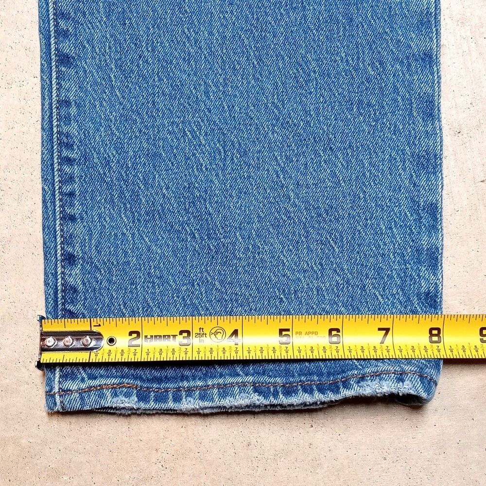 Levi's Premium Ribcage Straight Ankle Jeans Size 26 (26x27) Medium Wash - Picture 13 of 13